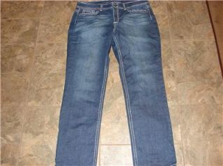 Code Bleu Jeans Size 16 x 32 w Bling Marielle Slim Straight