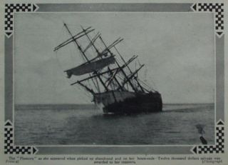 1912 Marine Salvage US Pacific Coast Puget Sound Shipwrecks Barques