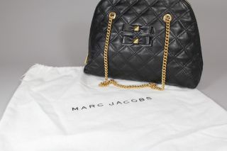 Marc Jacobs Quilted Madison Satchel Black C3111059 $850