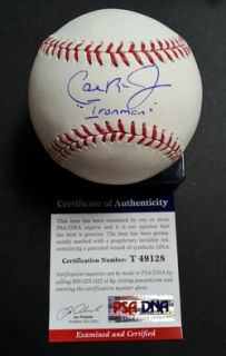 Cal Ripken Jr Ironman Signed Autographed Baseball PSA DNA Mint from