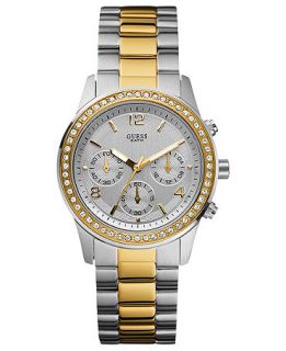GUESS Watch, Womens Chronograph Two Tone Stainless Steel Bracelet