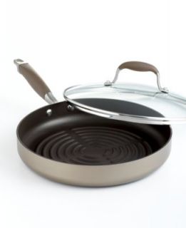 Anolon Advanced Bronze Covered Grill Pan, 11 Hard Anodized Nonstick