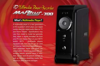New Zio Markus 700 Hard Drive Media Player Recorder