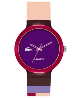Lacoste Watch, Unisex Goa Multi Color Silicone Strap 40mm 2020038