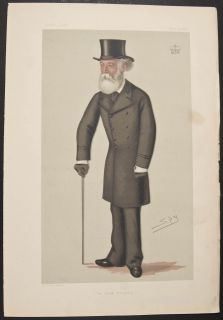 Vanity Fair The Marquess of Headfort 1877 Caricature Lithograph by Spy