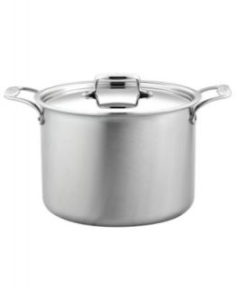 Stainless Steel Covered Stockpot, 12 Qt.   Cookware   Kitchen