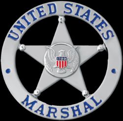 United States Marshals star badge