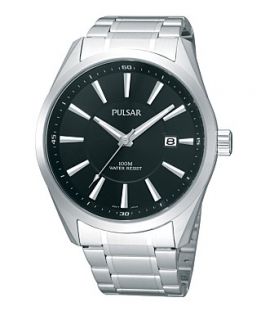 Pulsar Watch, Mens Stainless Steel Bracelet PXH859