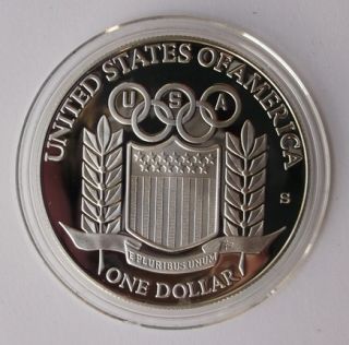 US Silver Dollar 1992 Liberty Olympics Baseball