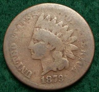 1879 Indian Head Cent   About Good obv   Good rev   AG / G   885