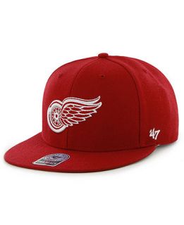 47 Brand NHL Hockey Hat, Detroit Red Wings Big Shot Basic Hat   Mens