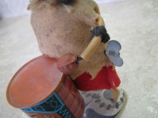 Louis Marx 1965 Drumming Mad Crazy Indian Wind Up Toy