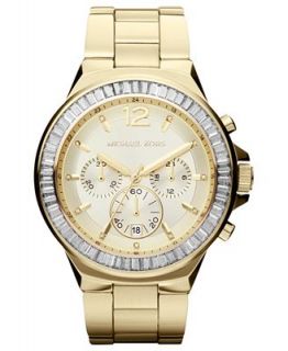 Michael Kors Watch, Womens Chronograph Gramercy Gold Tone Stainless