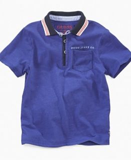 NEW GUESS Kids Shirt, Boys Back Applique Short Sleeved Polo