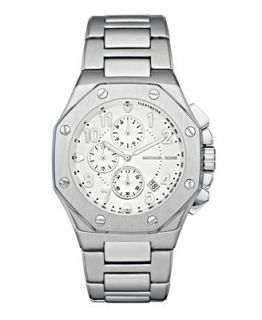 Michael Kors Watch, Mens Chronograph Stainless Steel Bracelet 46mm