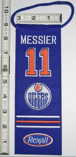 Mark Messier NHL Edmonton Oilers 11 Retirement Banner