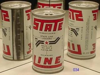 LINE BEER CAN NEW JERSEY PENNSYLVANIA MARYLAND DELAWARE ROUTE I 95 MD