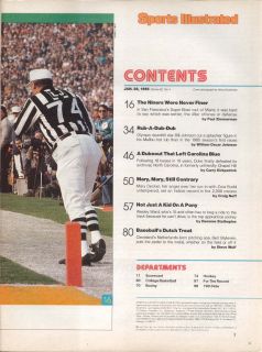 Roger Craig Super Bowl XIX Bill Johnson Mary Decker 1 28 1985
