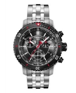 Tissot Watch, Mens Swiss Chronograph PRS 200 Stainless Steel Bracelet