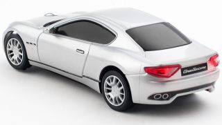 Pawas Click Car Mouse Maserati Granturismo Silver Wireless Officially