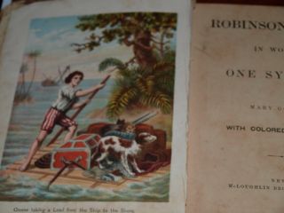 Robinson Crusoe Illustrated 1882 Edition
