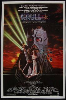 Krull 1983 Ken Marshall Original Movie Poster