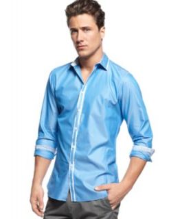 INC International Concepts Shirt, Slim Fit Pratt Shirt   Mens Casual