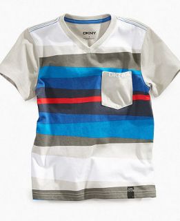 DKNY Kids Shirt, Boys Totem V Neck Tee   Kids Boys 8 20