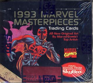 Skybox Marvel Masterpieces 1993 Display Box of 36 Packs