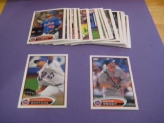 2012 Topps New York Mets Team Set with Update