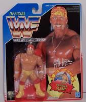 WWF Hasbro Wrestling Figure Blue Card Hulk Hogan Hulkster Slam New WWE