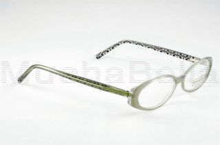 Coach Eyeglasses Frames 507 Becky Silver w Pattern Interior New