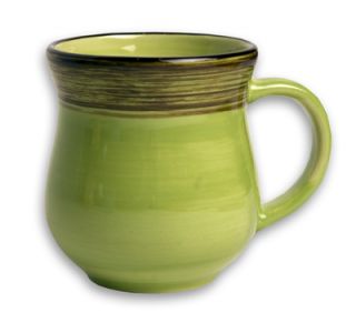 Gail Pittman Simply Gail Green 12 oz Coffee Mug New