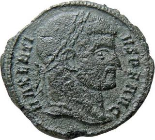 Maxentius AE Half Follis Authentic Ancient Roman Coin