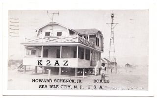 Postally used from Mays Landing in 1949. This postcard is in good