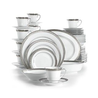 Noritake Dinnerware, Crestwood Platinum Collection   Fine China