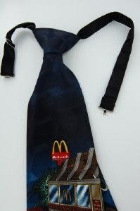 New Crest The Uniform Co McDonalds Logo Tie Necktie