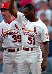 Willie McGee Cardinals 1996 Cooperstown Home Jersey XXL