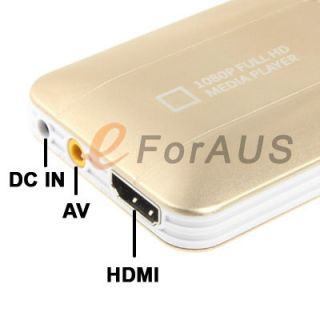 Mini Full HD 1080p HDMI Multi Media HDD Player with SD MMC SDHC Card