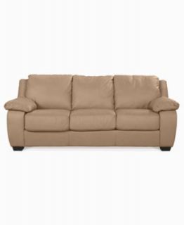 Blair Leather Sofa Bed, Full Sleeper 87W x 38D x 36H