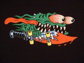Santa Cruz Keith Meek Slasher Skateboard Shirt Blk LRG