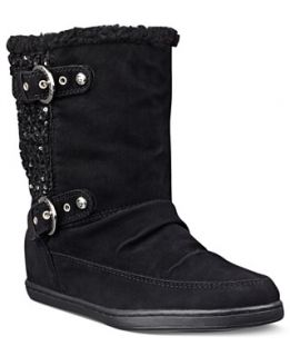 by GUESS Womens Shoes, Radella Faux Fur Booties