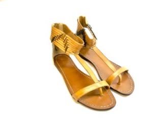 Mea Shadow Womens Morena Camel Ankle Strap Size 10 M