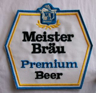 Meister Brau Premium Beer Patch Vtg Unused New Old Stock