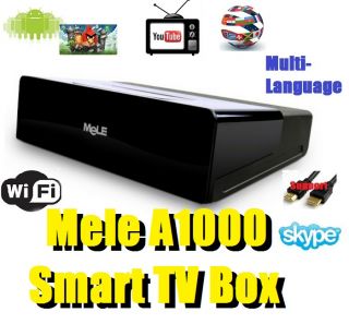 MELE A1000 TV BOX Android 2.3 WIFI HDMI + Air Mouse Keypad IR Remote