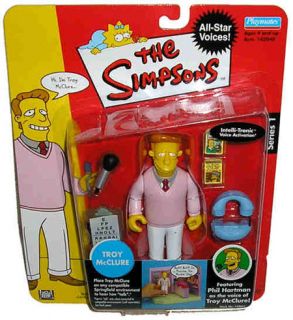 Simpsons Celebrity Series Troy McClure Action Figure MOC RARE Toy Phil