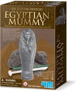 Toysmith 4M 4608D Excavating History Egyptian Mummy New