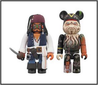 Medicom Disney POTA Pirates of the Carribbean Jack Sparrow &Davy Jones
