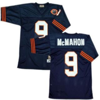 Jim McMahon 9 Chicago Bears Throwback Navy Sewn Mens Size Jersey