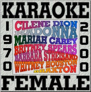 Karaoke Female Superstar 70s 90s 10 CDG Lot $89 00
